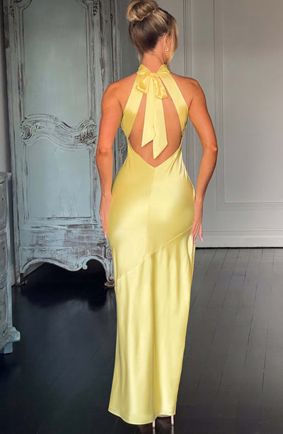 RAQUEL | ROBE LONGUE SATINÉE