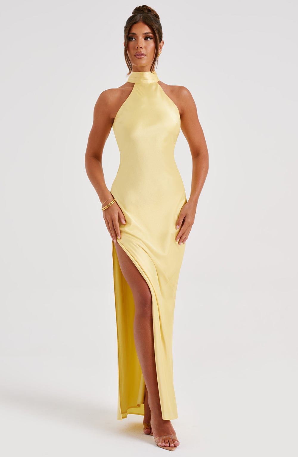RAQUEL | ROBE LONGUE SATINÉE