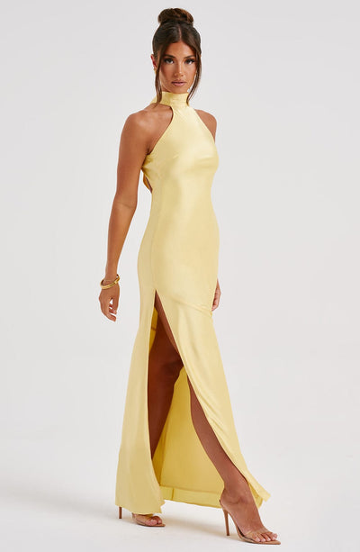 RAQUEL | ROBE LONGUE SATINÉE