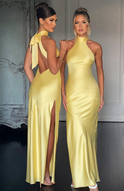 RAQUEL | ROBE LONGUE SATINÉE