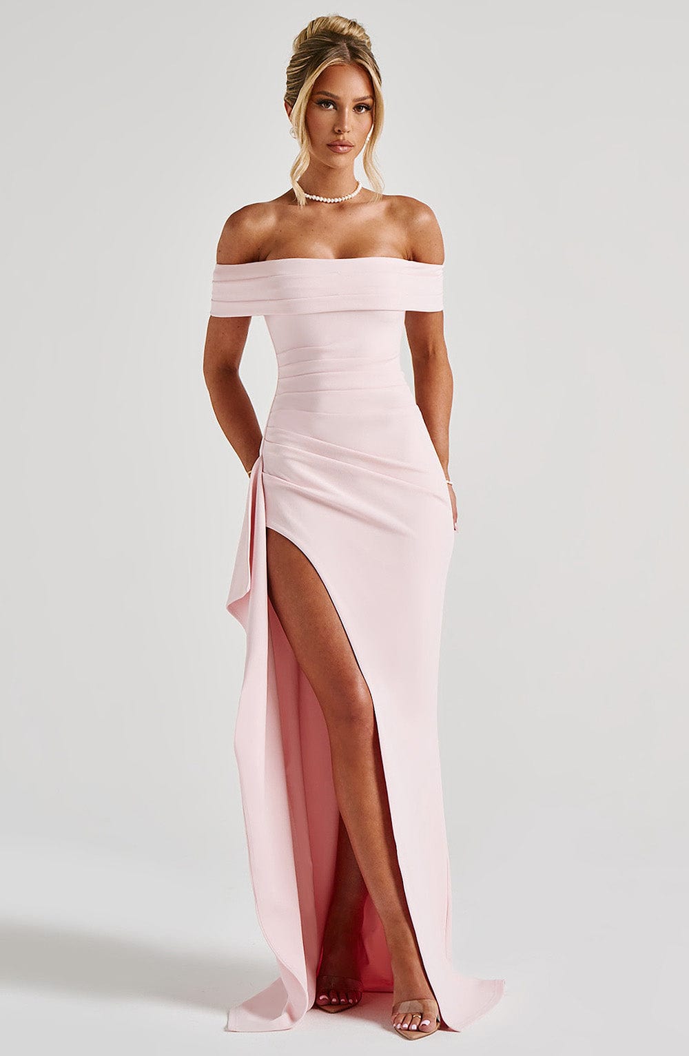 LOUNA | ROBE LONGUE BARDOT PLISSÉE