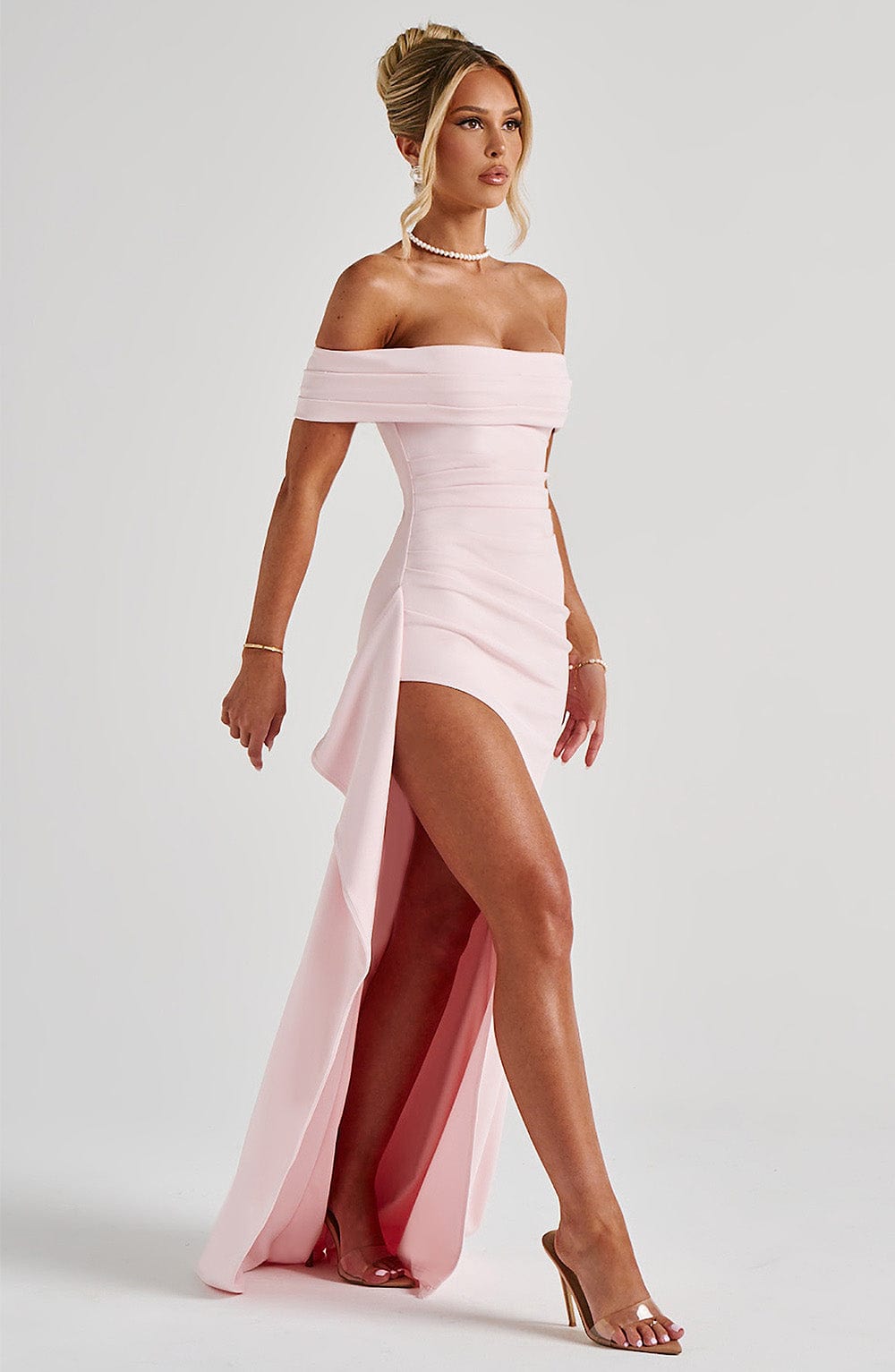 LOUNA | ROBE LONGUE BARDOT PLISSÉE