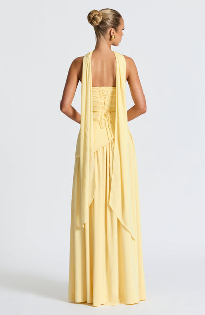 OCÉANE | LEMON MAXI ROBE ÉLÉGANTE