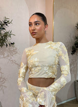 DELPHINE | ENSEMBLE BLOUSE ET JUPE