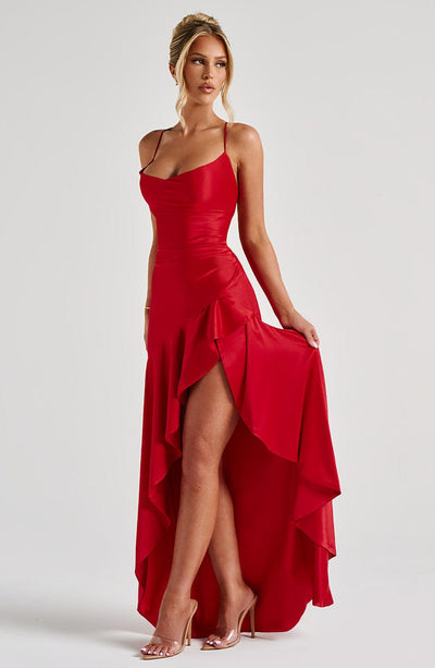 Noémie | Robe Maxi Élégance Fendue